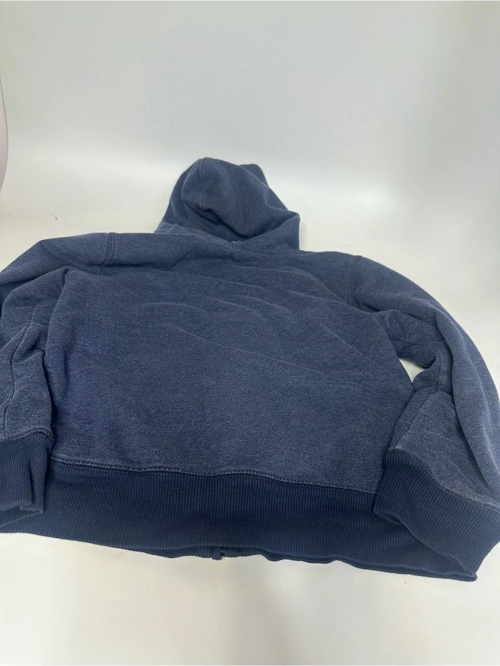 Old Navy Boys Dark Blue Full-Zip Hooded Sweatshirt